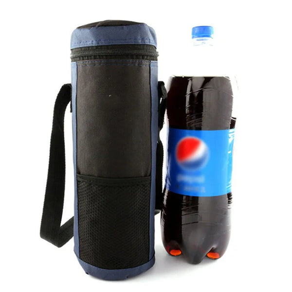 Cooltiva Isolierte Flaschentasche 10×10×29 cm | Tragbare Kühltasche aus Oxford-Gewebe | Für Reisen, Sport & Outdoor