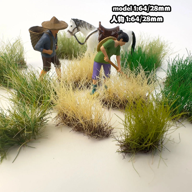 Scenaro GreenTuft Modellgras-Büsche 1 Stück | 16 mm Höhe | Für Dioramen, Sandtische & Modellbau