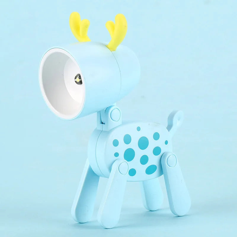 Lumibuddy Mini-Nachtlicht | Hund & Reh Design | Warmes LED-Licht | Batteriebetrieben | 8–9,6×5,5 cm