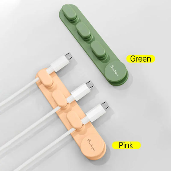 Ordito ClipLine Set Selbstklebende Kabelclips | Kabelmanagement für Schreibtisch, Büro & Zuhause