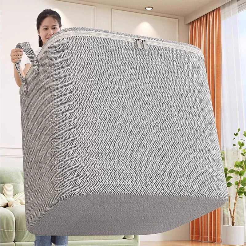 Faltbox VarioFold | Staubdicht & mit Sichtfenster | Große Kapazität | Textil-Aufbewahrungsbox