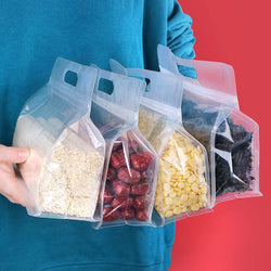 EcoPouch Aufbewahrungsbeutel | Wiederverwendbar & Auslaufsicher | Für Obst, Gemüse, Snacks & Mehr | 10er Set