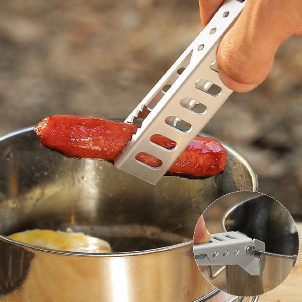GripHeat Aluminium Topf- und Pfannengreifer | Anti-Hitzeschutz | Leicht & tragbar | 12,5 × 2,8 × 2,5 cm