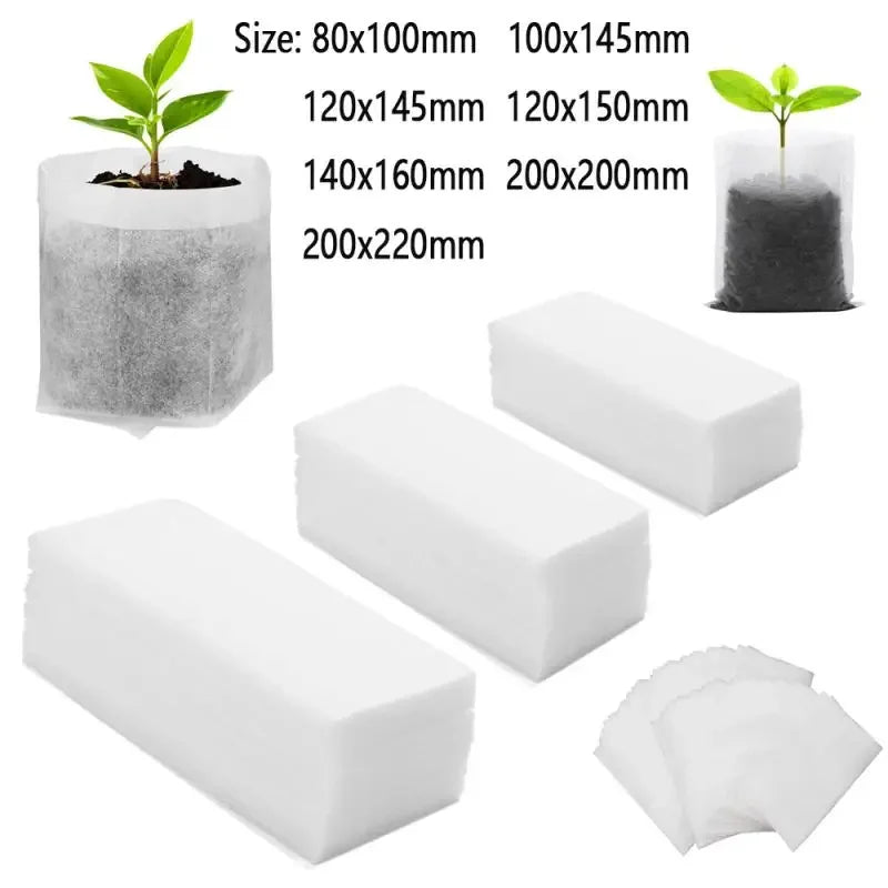 Pflanzsäcke BioGrow | Biologisch Abbaubar | Atmungsaktiv & Wurzelfreundlich | 25–100er Set