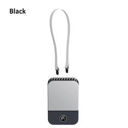 Ventixo AirGo Tragbarer Mini-Ventilator | 3-in-1 Hals- & Taillenventilator | 3 Geschwindigkeiten | Bladeless Design | USB-C Ladefunktion | 2000 mAh Akku