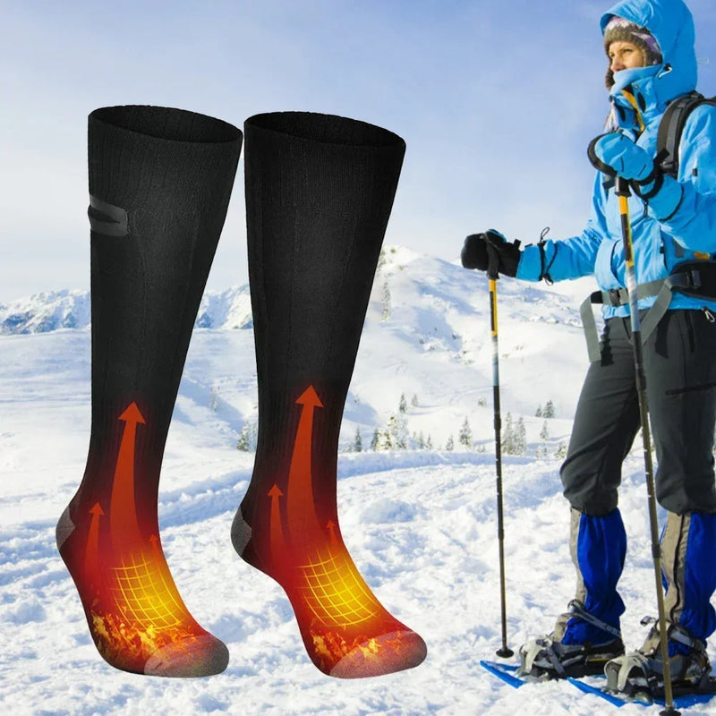 Beheizte Socken Thermavolt | 3 Heizstufen | Mit Powerbank | Winter-Wärmesocken Unisex für Outdoor & Reisen