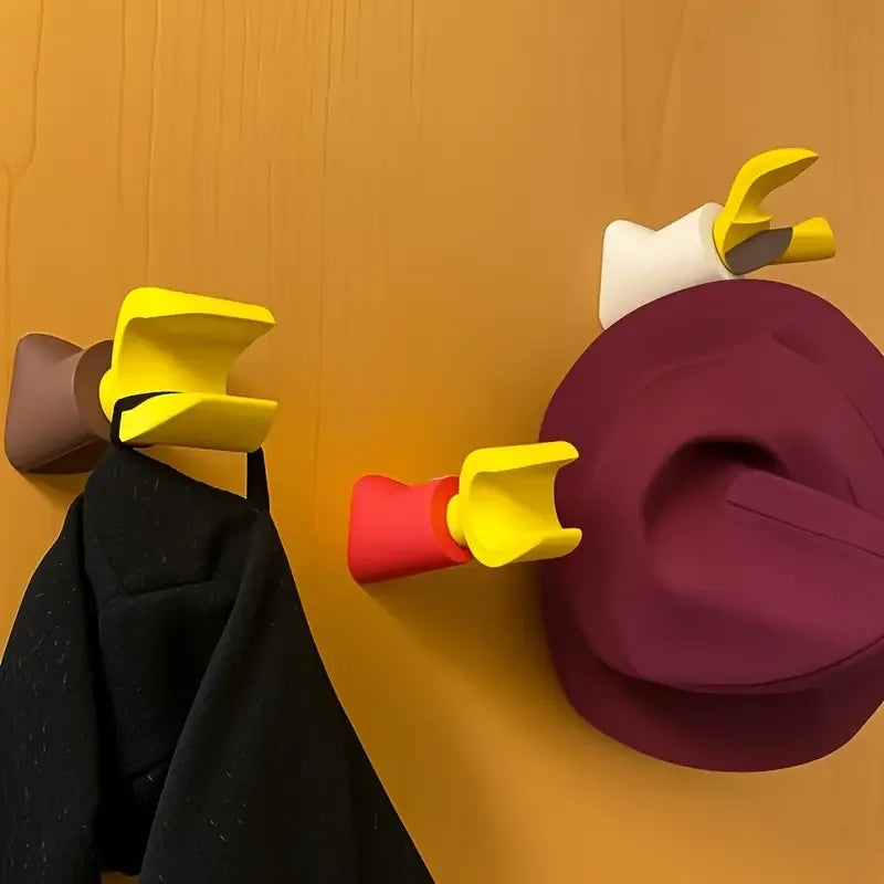 Gripora Wandhaken | Wandhaken 3D Design | Selbstklebend & Ohne Bohren | Multifunktional für Kopfhörer, Taschen & Deko