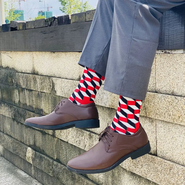 Coloria Herren Socken 5er-Pack | Bunte Freizeit- & Businesssocken | Gekämmte Baumwolle | Größe 40–46