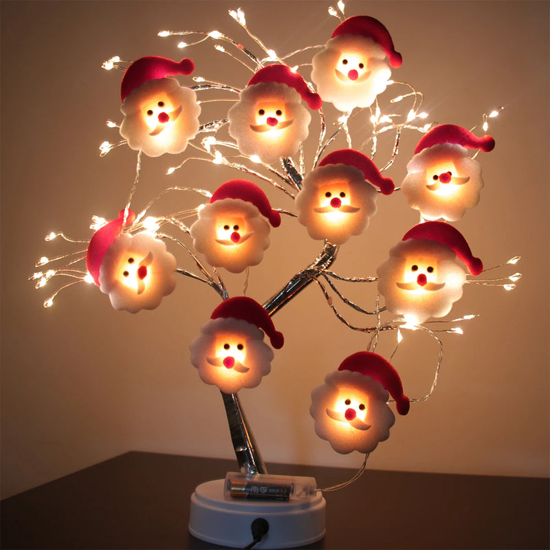 Frostella LED Schneemann Lichterkette | Weihnachtsdeko Innen | Warmweiß & Batteriebetrieben | 2025 Xmas Design