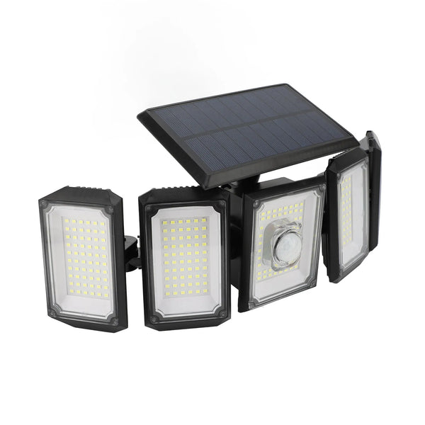 Solar Außenwandleuchte HELIOGUARD 300LED | Mit Bewegungssensor & Fernbedienung | 270° Abstrahlwinkel | IP65 wasserdicht