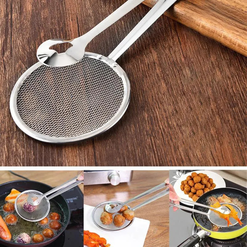 CulinaScoop Edelstahl-Filterlöffel | 28×10 cm | Vielseitig & Langlebig