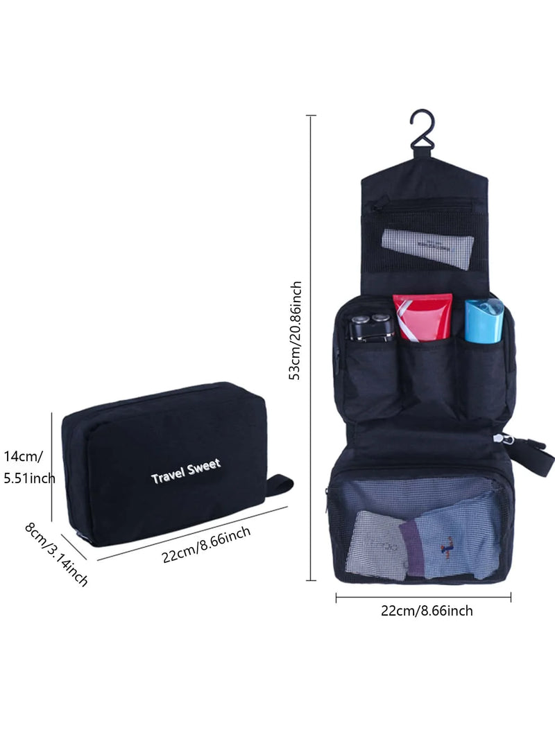 Faltbare Reise-Waschtasche DryNexa TravelCube | Mehrlagiges Design mit Nass-Trocken-Trennung | Platzsparend & Wasserdicht