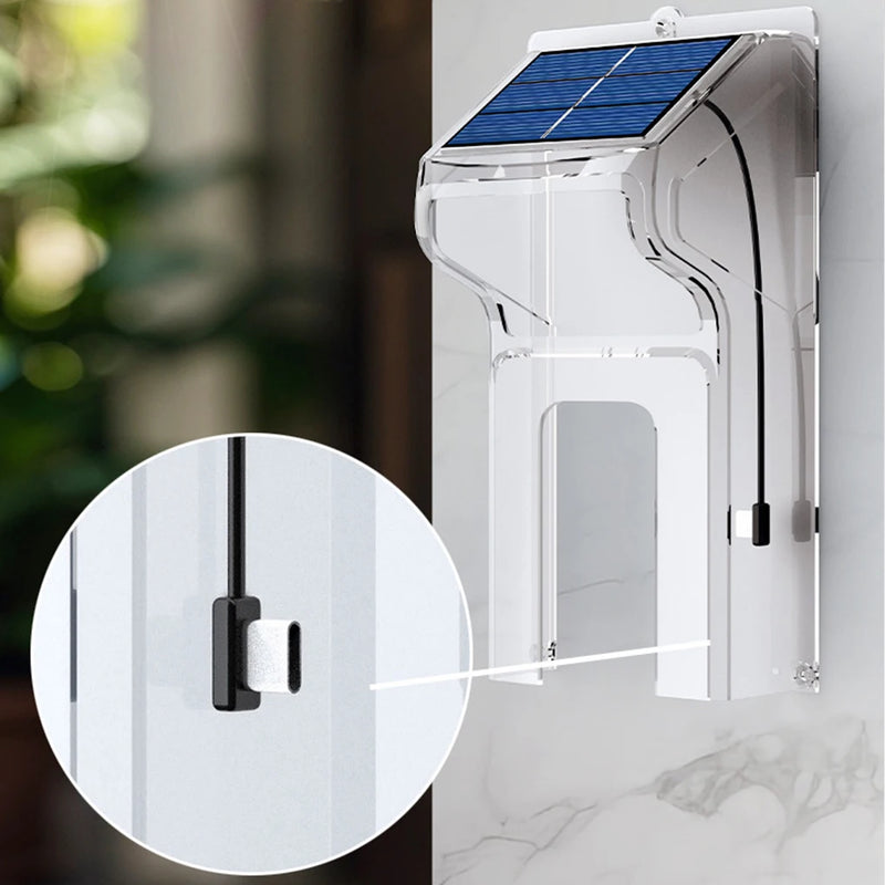 SecuraSun DoorCam Kabellose HD-Video-Türklingel mit Solar-Ladung & WLAN | IP65 Wasserdicht