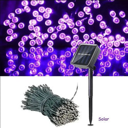SolaraGlow Fairy Lights | Solar LED Lichterkette Outdoor | 8 Farben & 8 Modi | Wasserdicht IP65 | 7–32 m