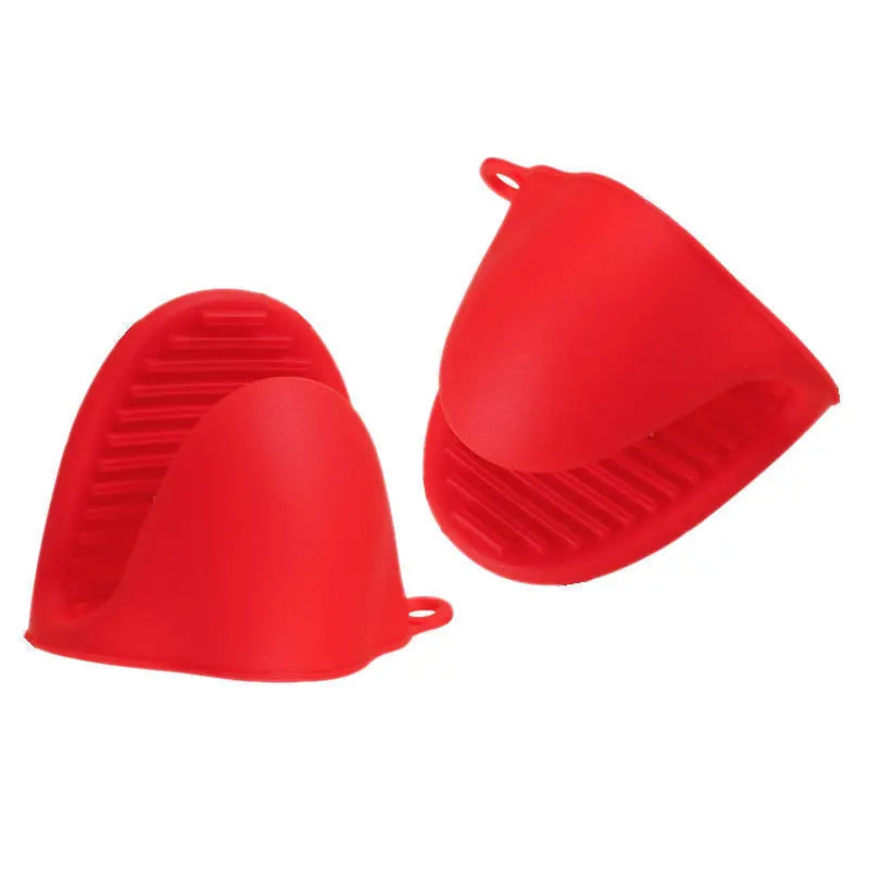 Silikon Topfhandschuhe GRIPPURA Duo | Hitzebeständig & Rutschfest | 2er-Set Mini-Ofenhandschuhe | Für Kochen & Backen
