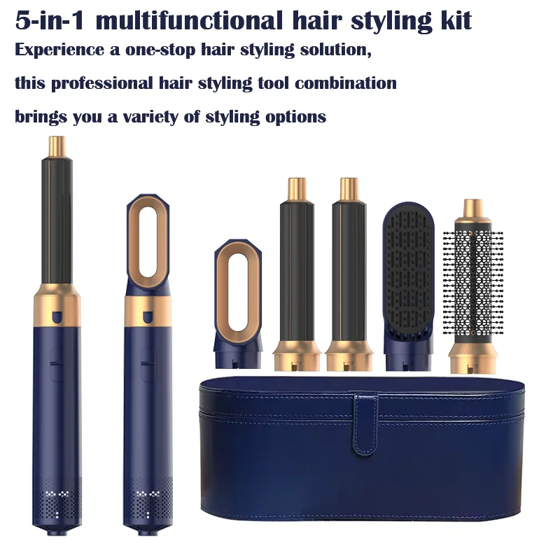 Heißluft-Stylingbürste StyleVibe 5-in-1 AirPro | Föhn & Lockenstyler in Einem | 1000 W | 360° Kabel | Für Alle Haartypen