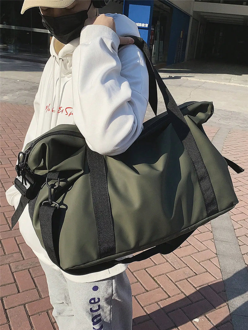 Movexa Reisetasche Groß | Leichte Sport- & Fitness-Tasche | Schultertasche & Crossbody | Viel Stauraum