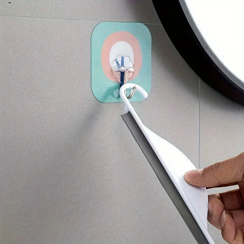 Silionyx Mini Duschabzieher | Handlicher Glaswischer | Silikon-Klinge für Spiegel, Fliesen & Fenster