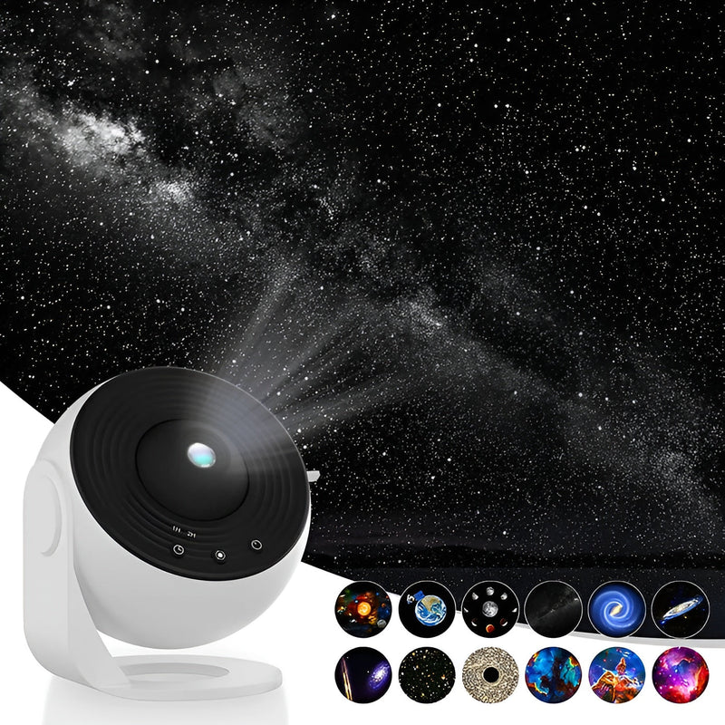 Galaxy Projektor StellaNova | 13-in-1 Sternenhimmel | 360° Rotation & Timer | LED Nachtlicht