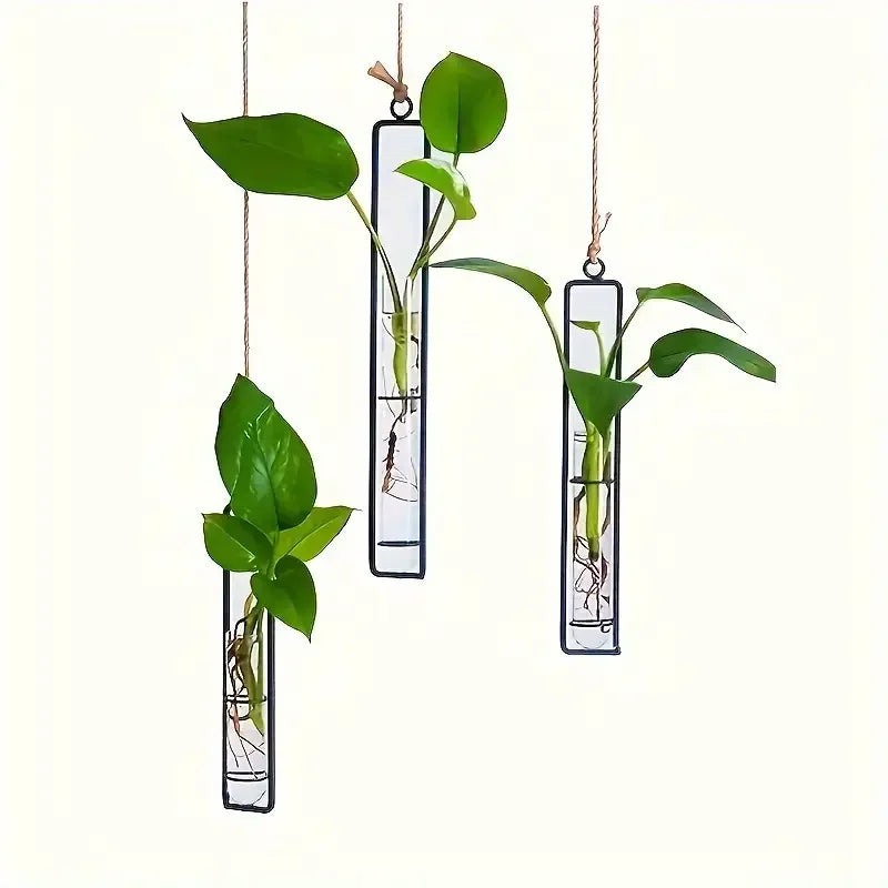 Blumenvase Vireo Metallica | 3er Set | Wandvase aus Metall | Indoor & Outdoor Dekoration