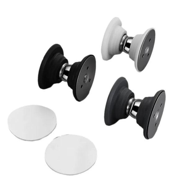 MagnoSafe Magnetischer Türstopper | Ohne Bohren | Silikonstoßdämpfer 4,7 cm | Windfest & Wandfreundlich