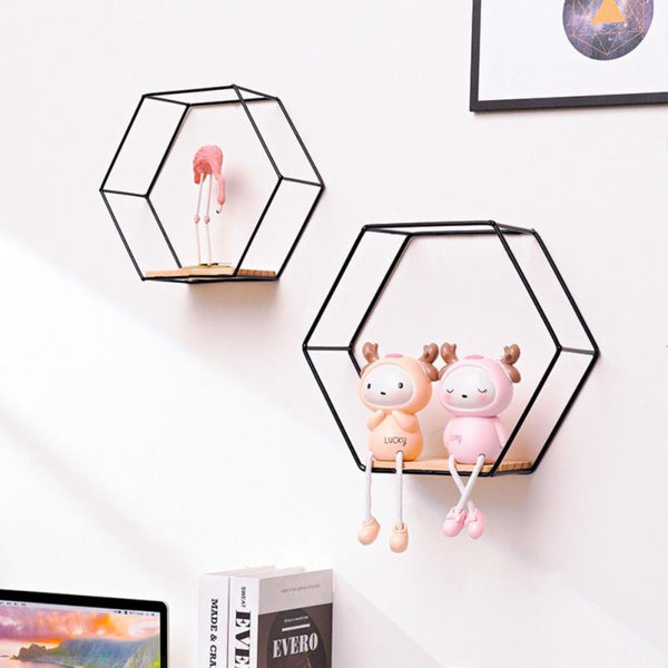 Wandregal HexaForma | Modernes Sechseck-Design | Dekorativ & Praktisch | Leicht zu montieren