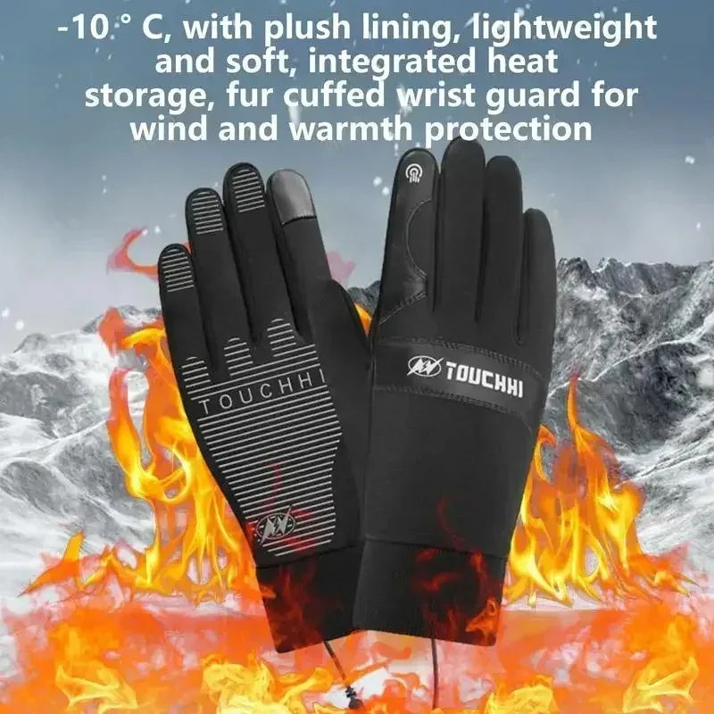 ThermaGlide USB Beheizte Handschuhe | Wasserdicht & Touchscreen-fähig | Winter-Handwärmer für Skifahren, Motorrad & Outdoor