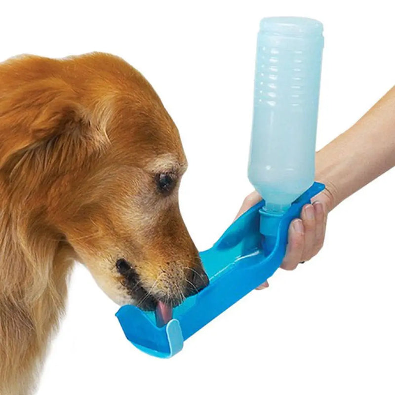AquaPaw | Tragbare Hunde-Trinkflasche | Auslaufsicher & BPA-frei | 250ml/500ml | Für Unterwegs