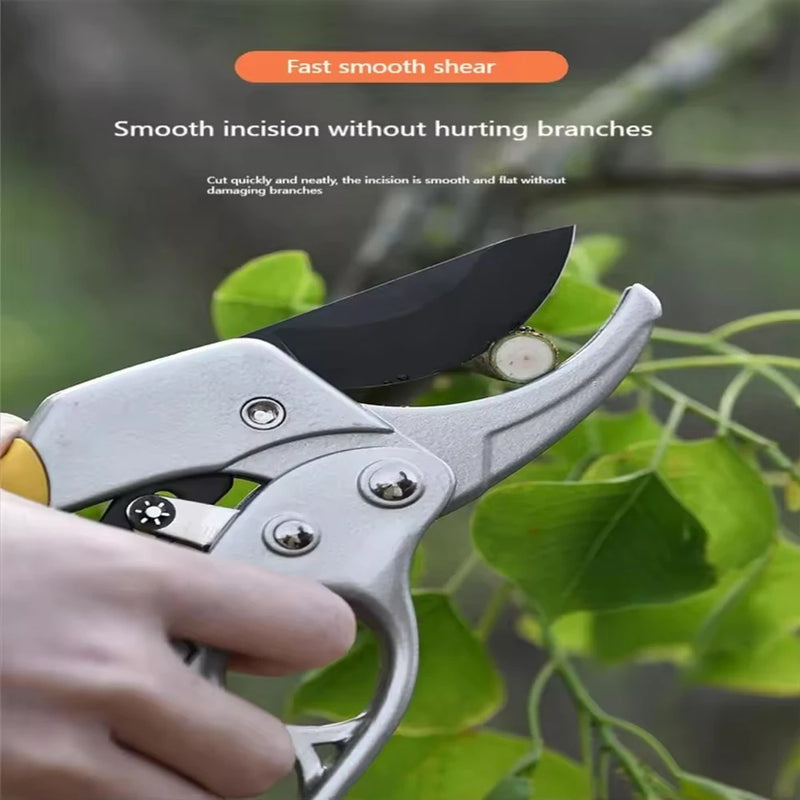 Floravix Gartenschere SK5 | Ergonomisch & Titanbeschichtet | Für Obsternte & präzises Schneiden | 20 cm
