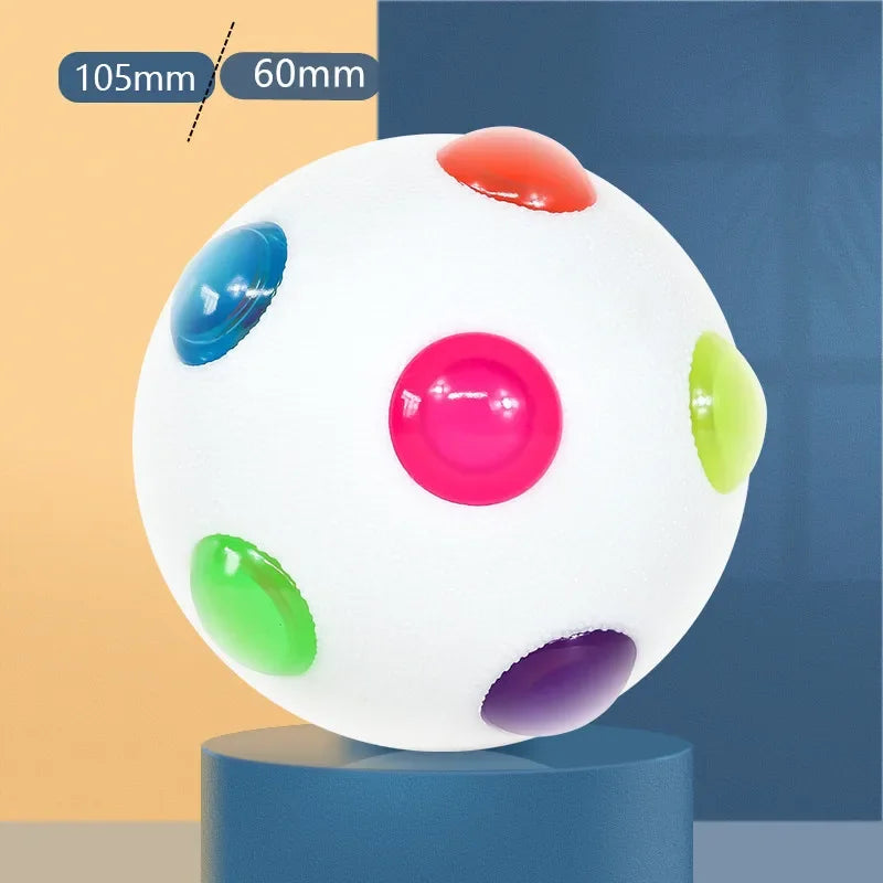 Hundespielzeug GlowPaw Ball | LED Leuchtball | Elastisch & Beißfest | Für Hunde, Katzen & Kinder