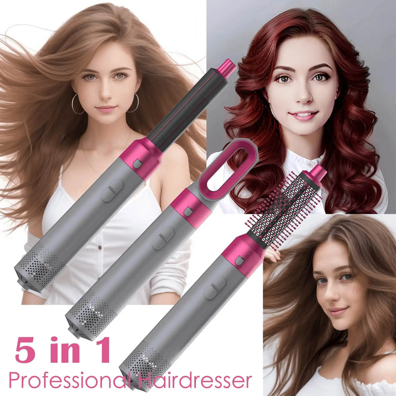 Heißluft-Stylingbürste StyleVibe 5-in-1 AirPro | Föhn & Lockenstyler in Einem | 1000 W | 360° Kabel | Für Alle Haartypen