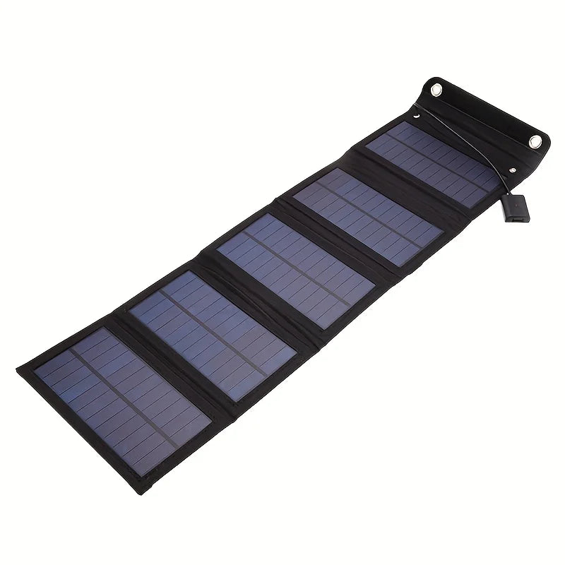 Solivon FoldCharge 60 | Faltbares Solarpanel 30W | USB-Ausgang | IP65 Wasserdicht | Monokristallin mit LED-Ladeanzeige