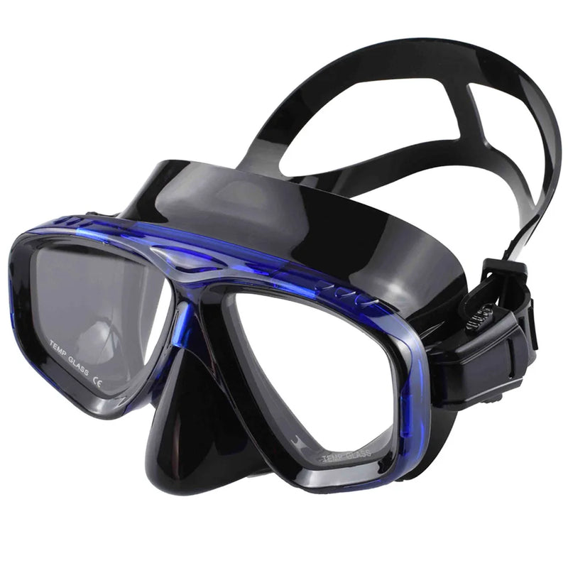 Mareon Tauchmaske mit Schnorchel | 180° Panorama Sicht | Anti-Leck & HD-Glas | Lebensmittelechtes Silikon
