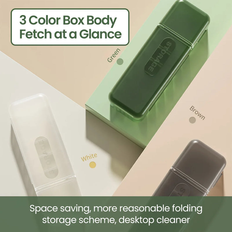 Kabelbox OrdiTidy | 7-Fächer Organizer für Ladekabel & Zubehör | Wiederverwendbar & Kompakt | Für Zuhause & Reisen