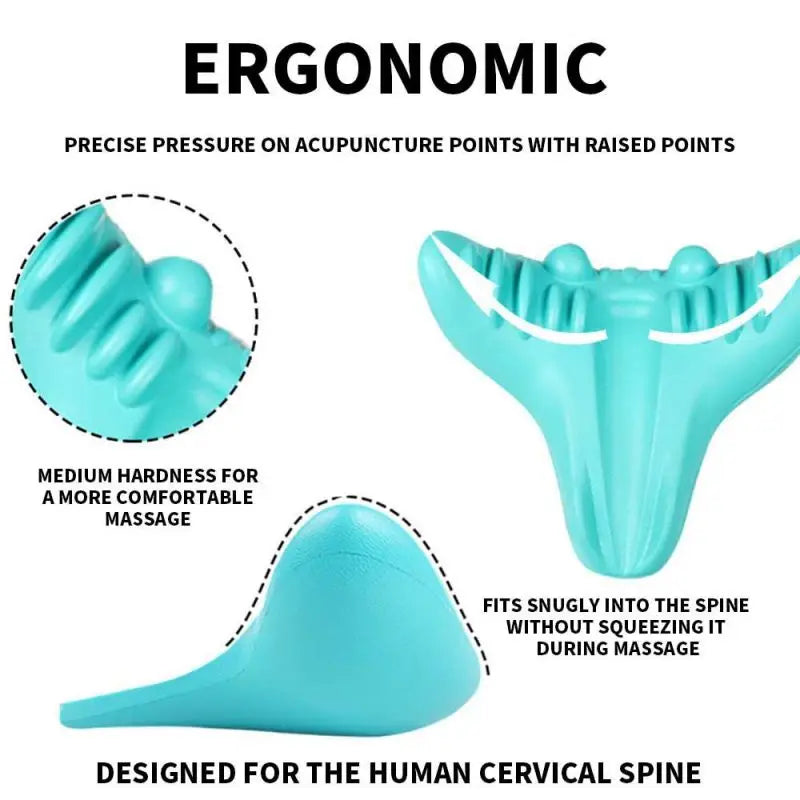 Nacken- & Schulterstrecker SpineLuma | Ergonomisches Traktionskissen | Schmerzlinderung & Haltungskorrektur | PU-Schaum