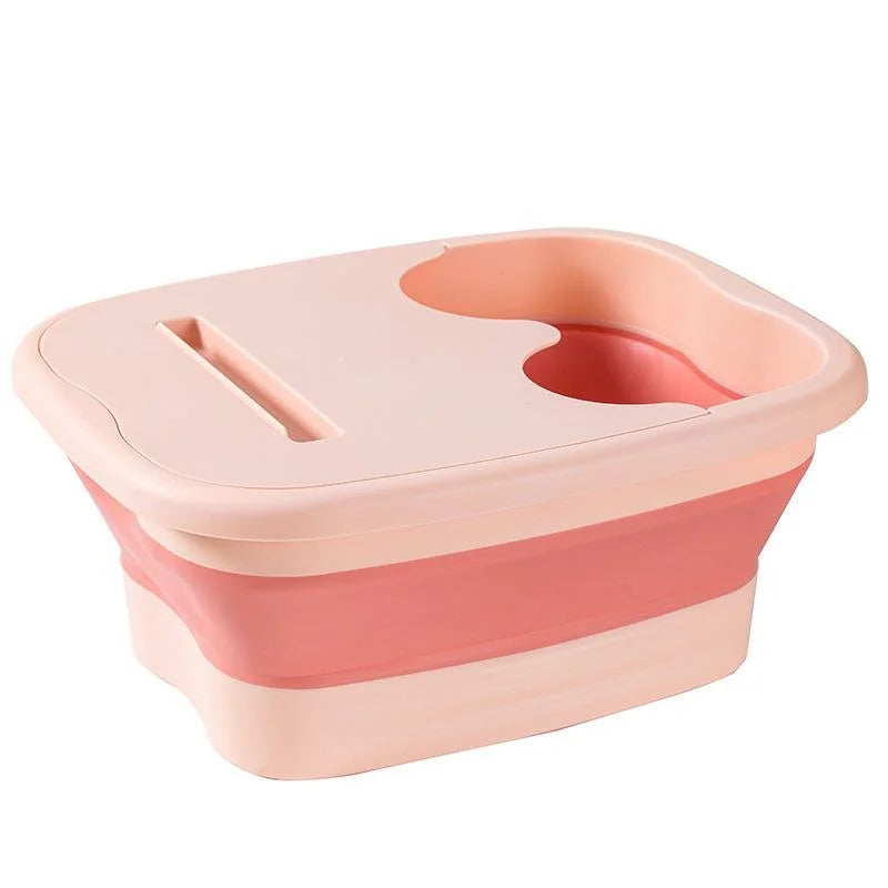 Solevia Faltbare Fußbadewanne mit Massagefunktion | Platzsparend & robust | Für Fußpflege, Pediküre & Entspannung zu Hause