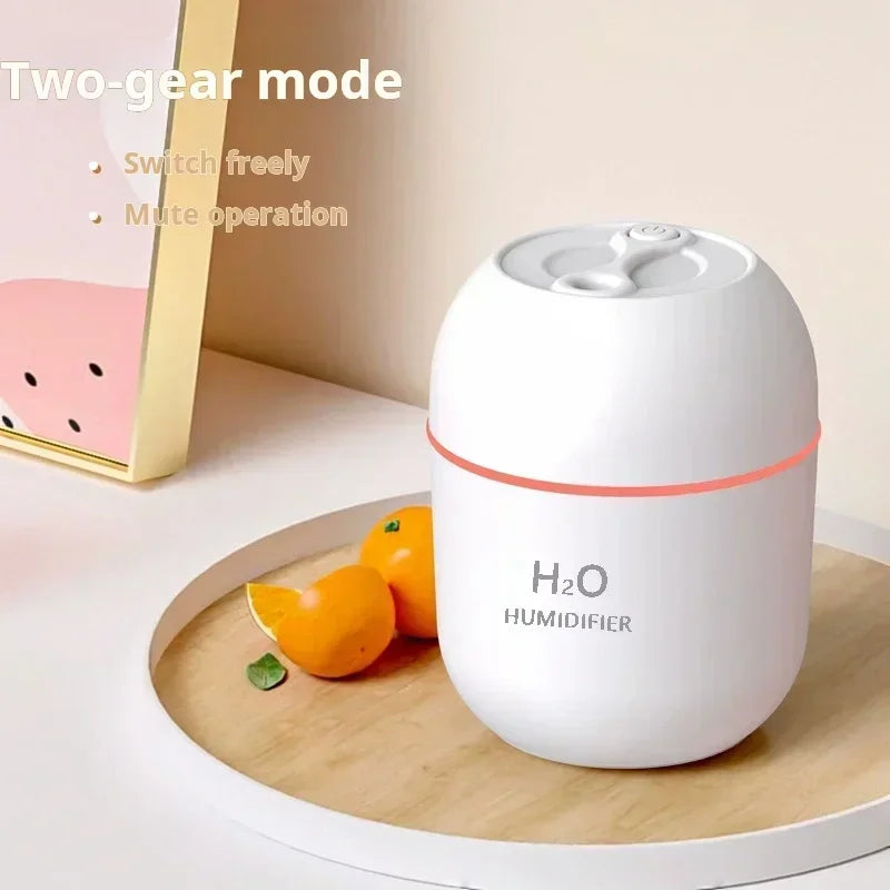 AEROAURA Mini Luftbefeuchter | Flüsterleise <36 dB | LED Stimmungslicht | Automatische Abschaltung