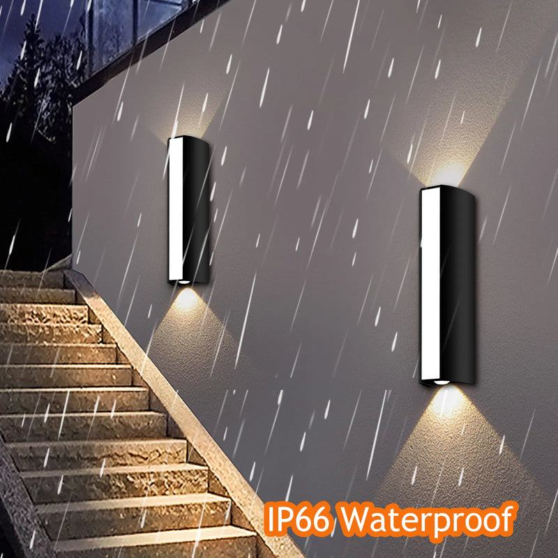 LuminoWall Pro LED-Wandleuchte Außen 10 W | IP66 Wasserdicht & 85–265 V | Warm- & Kaltweiß