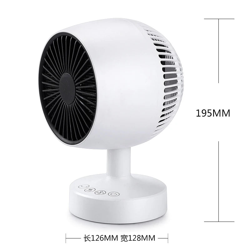 Thermolette | Tragbarer Mini-Heizlüfter | Kompakter Elektroheizer für Schreibtisch & Zuhause | Leise & Schnellheizend | Energiesparend für Wintertage