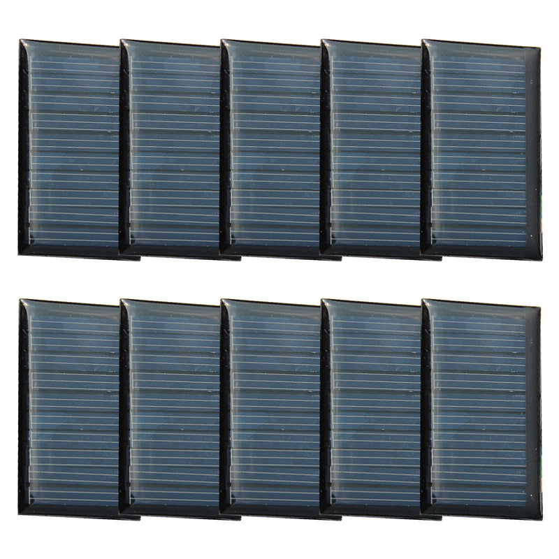 10er Set Mikro-Solarpanel Sunova MiniCell 5V 30mA | 5,3×3,0 cm | DIY Elektronik & Modellbau | Photovoltaik-Zellen für kleine Projekte