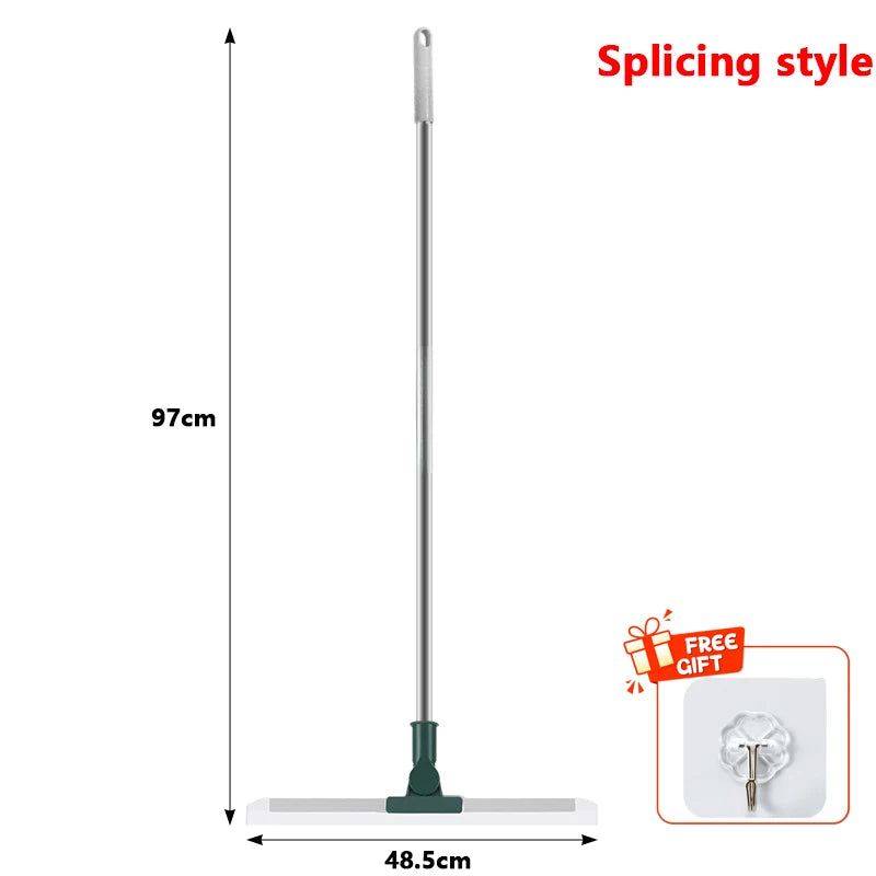 Flexiva Teleskop Reinigungsbürste mit Silikonlippe | 180° Schwenkbar | Für Böden, Fenster & Bad