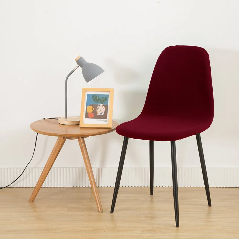 Nordiluxe | Weihnachtliche Stuhlhusse | Elastischer Bezug im Nordic-Design | Passend für Schalensessel & Esszimmerstühle | Waschbar & Anpassbar