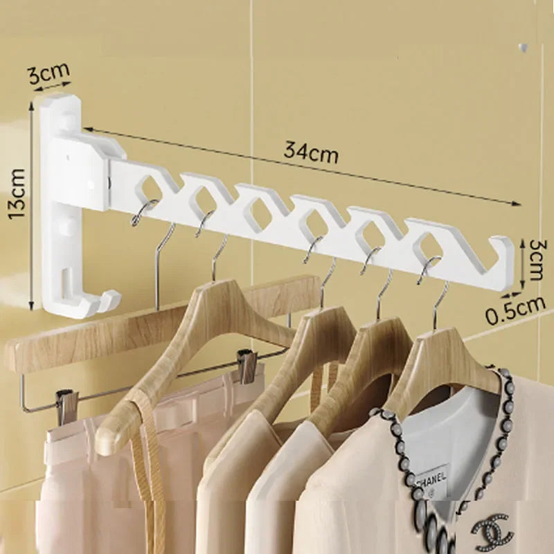 RaumFlex Wand-Wäscheständer | Faltbar & Verstellbar | Platzsparend & Belastbar | Ideal für Kleidung & Handtücher