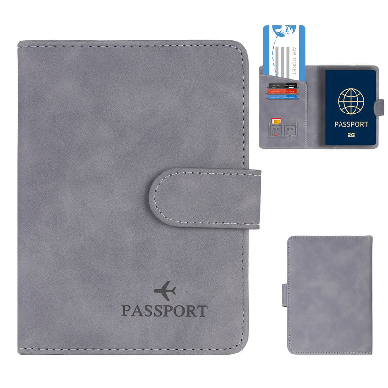 Reisepasshülle Travello | RFID-Schutz | Echtleder-Optik | Für Damen & Herren
