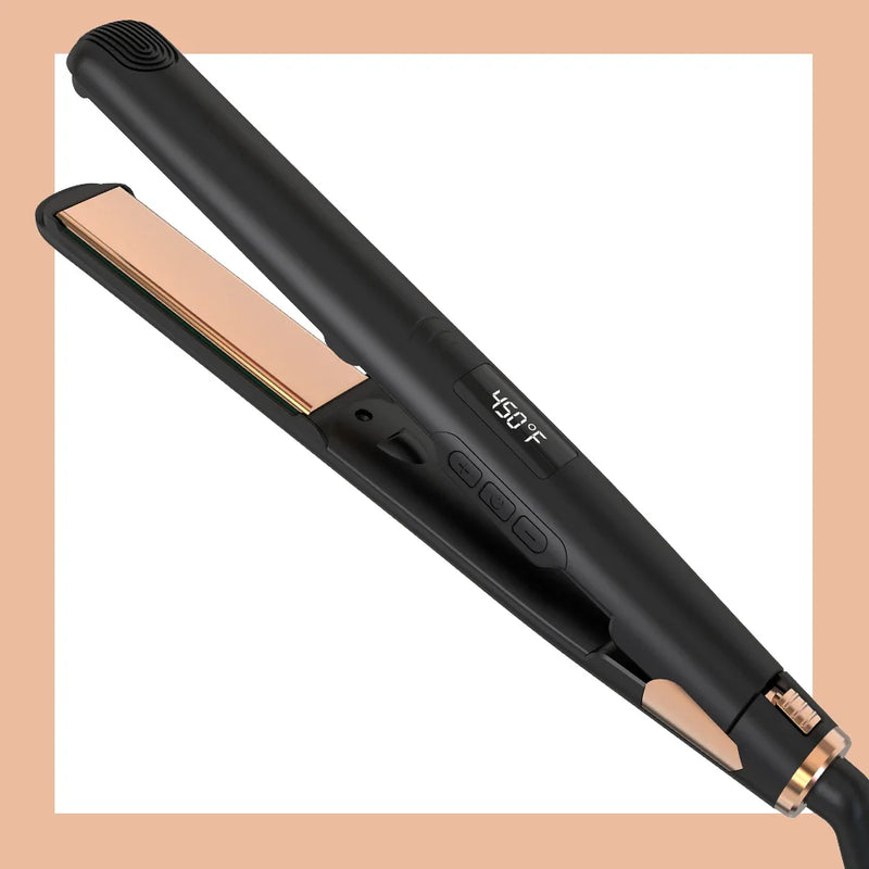 Keramik Glätteisen & Lockenstyler Glamora Stylist Pro | 2-in-1 Stylinggerät | Für Glätten & Locken | 30 cm