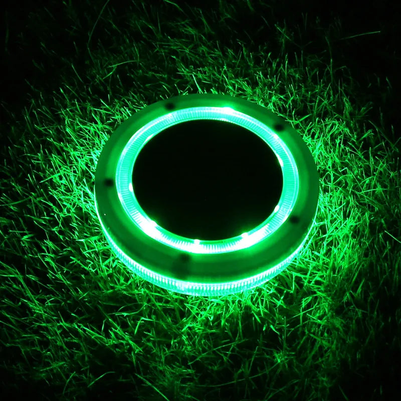 AquaGlow Solar-Poollicht | Schwimmend & Wasserdicht | Blaue LED | 11,6×2,5 cm