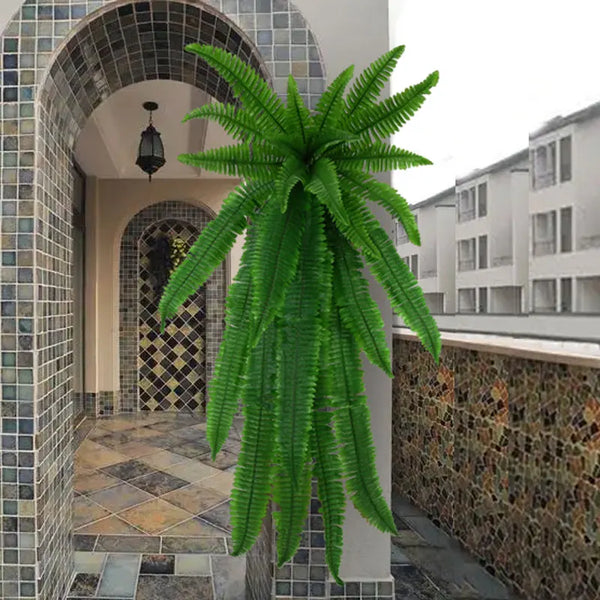 VerdeLia | Künstliche Hängepflanze | Persischer Efeu | 73–115 cm | Wand- & Gartendeko