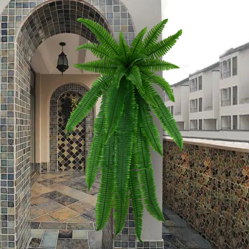 VerdeLia | Künstliche Hängepflanze | Persischer Efeu | 73–115 cm | Wand- & Gartendeko