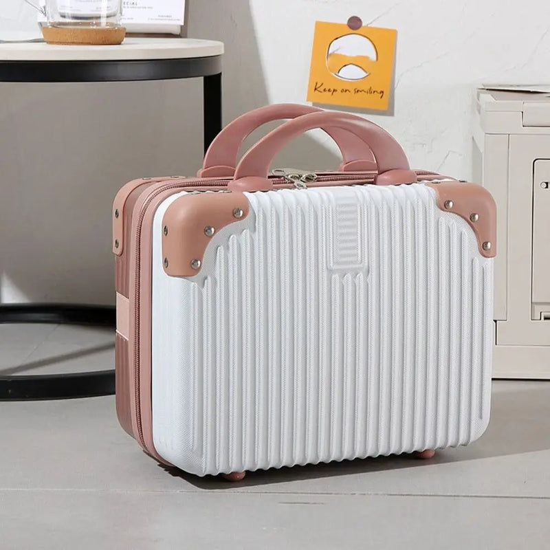 Travellia Mini-Kosmetikkoffer | Kompakt & Stylisch | Hartschale aus ABS+PC | Ideal für Reisen & Make-up