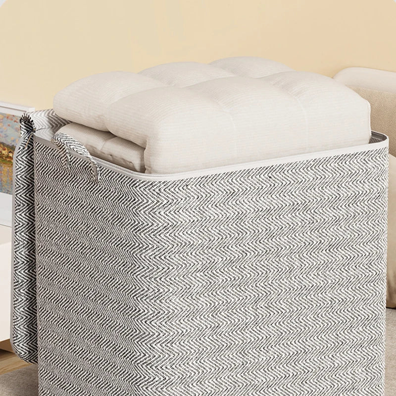 Faltbox VarioFold | Staubdicht & mit Sichtfenster | Große Kapazität | Textil-Aufbewahrungsbox